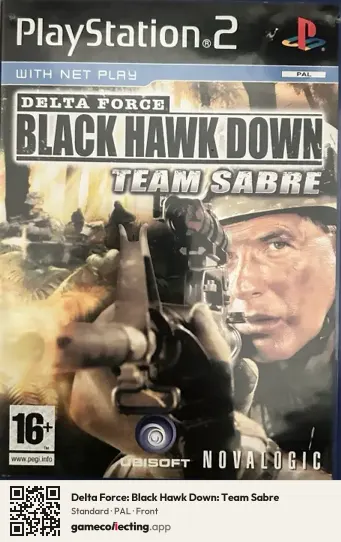Delta Force: Black Hawk Down: Team Sabre PlayStation 2, PAL box front