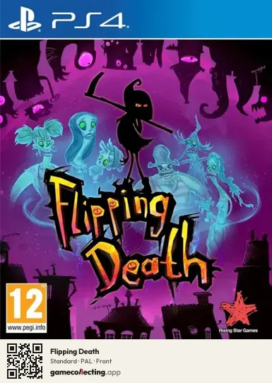 Flipping Death PlayStation 4, PAL box front