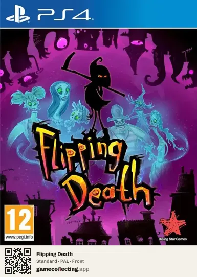 Flipping Death PlayStation 4, PAL box front
