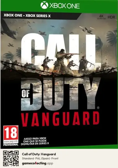 Call of Duty: Vanguard Xbox One, Spain box front