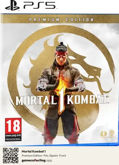 Mortal Kombat 1 PlayStation 5, Spain box front