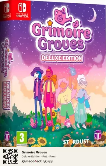 Grimoire Groves Nintendo Switch, PAL box front