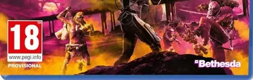 Rage 2, the PEGI square on its front