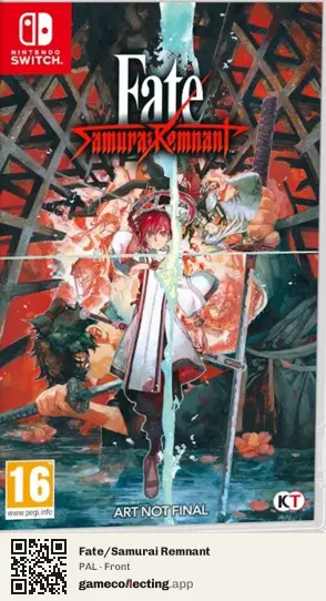 Fate/Samurai Remnant Nintendo Switch, PAL box front