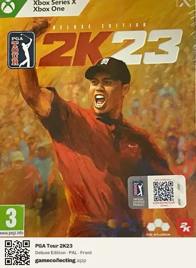 PGA Tour 2K23 Xbox Series X, PAL box front