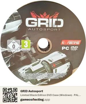 GRID Autosport Computer, PAL disc