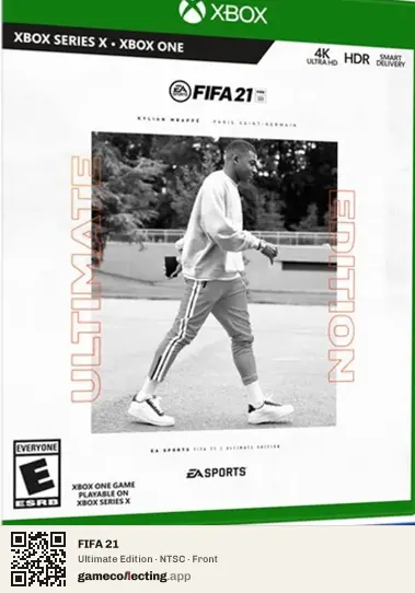 FIFA 21 Xbox One, NTSC box front