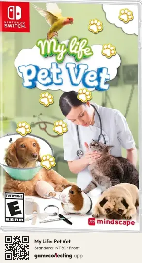 My Life: Pet Vet Nintendo Switch, NTSC box front