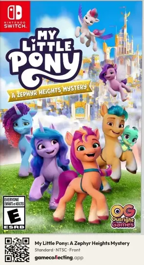 My Little Pony: A Zephyr Heights Mystery Nintendo Switch, NTSC box front