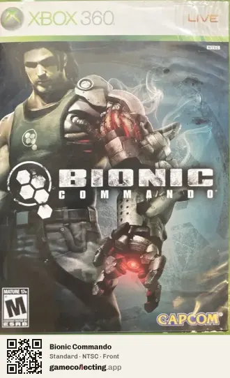 Bionic Commando Xbox 360, NTSC box front