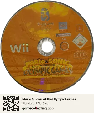 Mario & Sonic at the Olympic Games Nintendo Wii, PAL disc
