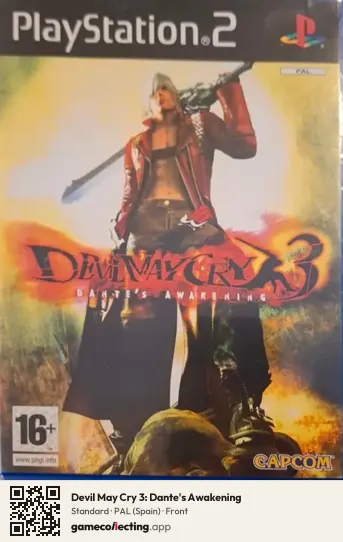 Devil May Cry 3: Dante's Awakening PlayStation 2, Spain box front