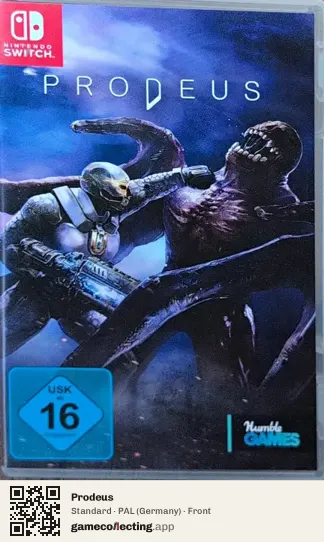 Prodeus Nintendo Switch, Germany box front