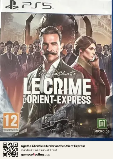 Agatha Christie: Murder on the Orient Express PlayStation 5, France box front