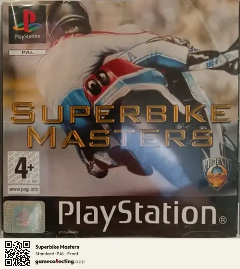 Superbike Masters PlayStation, PAL box front