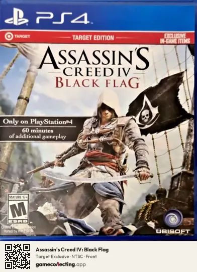 Assassin's Creed IV: Black Flag PlayStation 4, NTSC box front