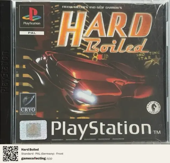 Hard Boiled PlayStation, Germany box front