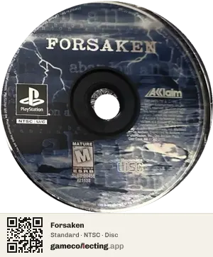 Forsaken PlayStation, NTSC disc