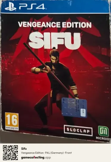 Sifu PlayStation 4, Germany box front