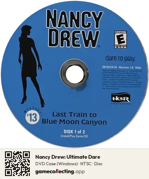 Nancy Drew: Ultimate Dare Computer, NTSC disc