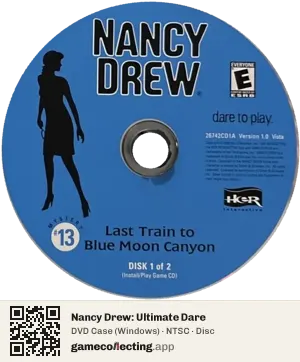 Nancy Drew: Ultimate Dare Computer, NTSC disc