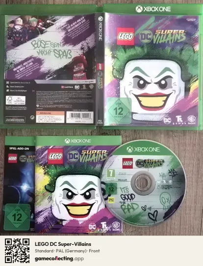LEGO DC Super-Villains Xbox One, Germany box front