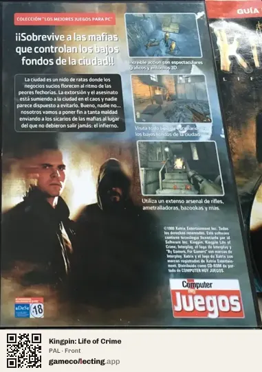 Kingpin: Life of Crime Computer, PAL box front