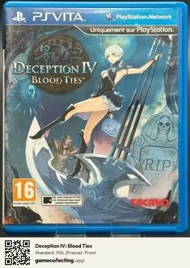 Deception IV: Blood Ties PlayStation Vita, France box front