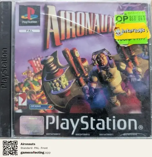 Aironauts PlayStation, PAL box front