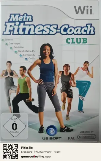 Fit in Six Nintendo Wii, Germany box front