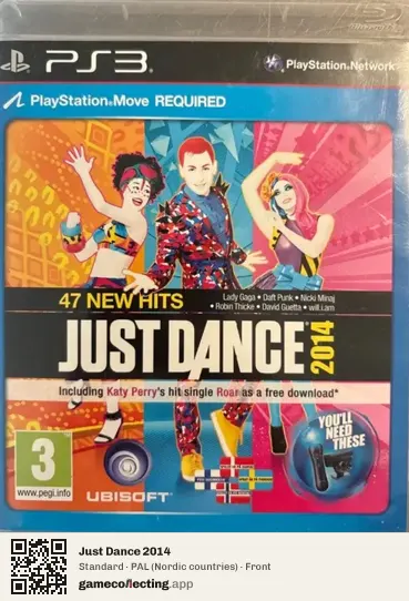 Just Dance 2014 PlayStation 3, Nordic countries box front