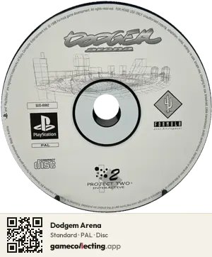 Dodgem Arena PlayStation, PAL disc
