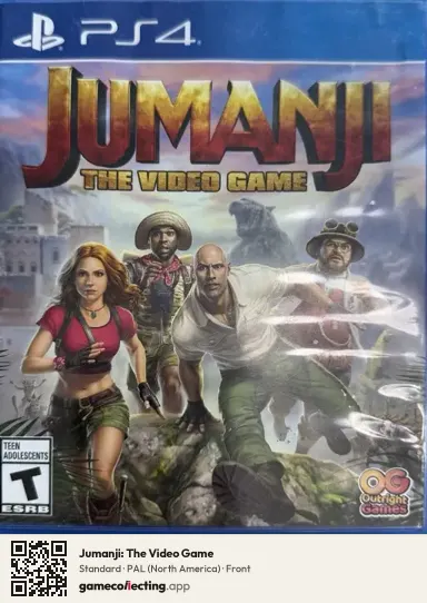 Jumanji: The Video Game PlayStation 4, North America box front