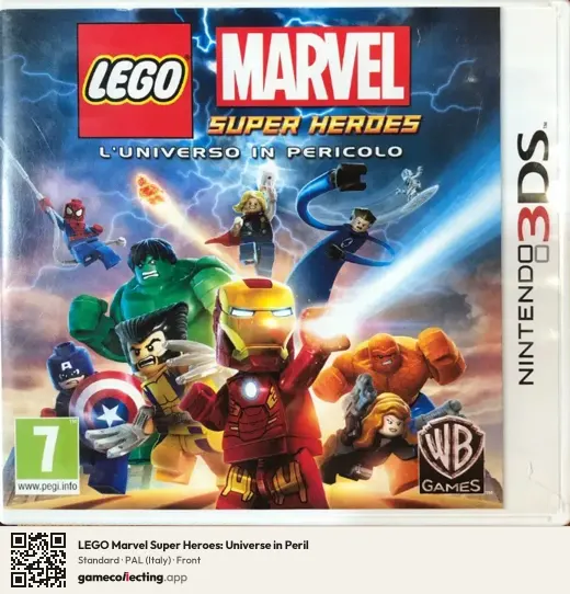 LEGO Marvel Super Heroes: Universe in Peril Nintendo 3DS, Italy box front