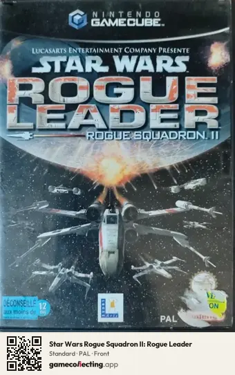Star Wars Rogue Squadron II: Rogue Leader Nintendo GameCube, PAL box front