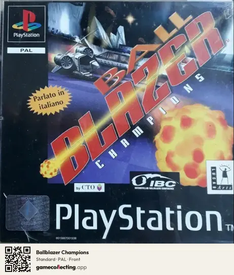 Ballblazer Champions PlayStation, PAL box front