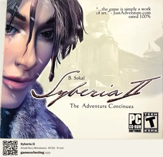 Syberia II Computer, NTSC box front