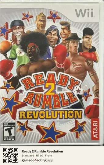 Ready 2 Rumble Revolution Nintendo Wii, NTSC box front