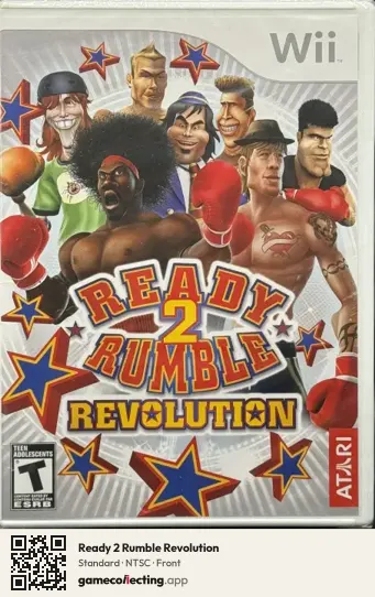 Ready 2 Rumble Revolution Nintendo Wii, NTSC box front