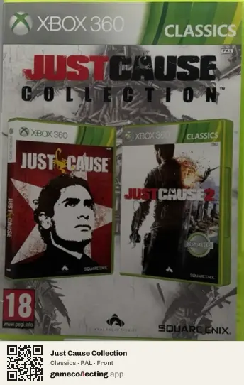 Just Cause Collection Xbox 360, PAL box front