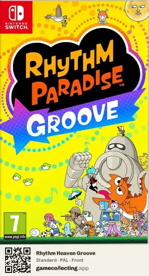 Rhythm Heaven Groove Nintendo Switch, PAL box front