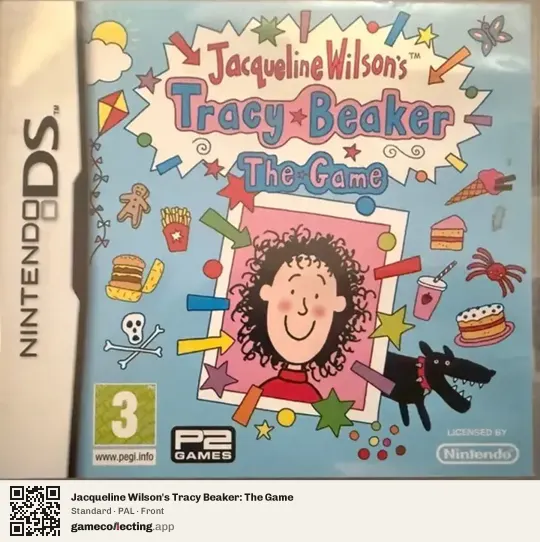 Jacqueline Wilson's Tracy Beaker: The Game Nintendo DS, PAL box front