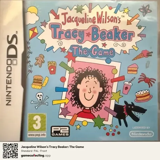 Jacqueline Wilson's Tracy Beaker: The Game Nintendo DS, PAL box front
