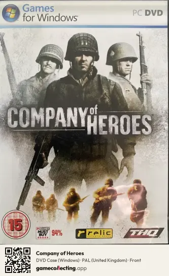 Company of Heroes Computer, United Kingdom box front