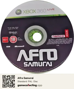 Afro Samurai Xbox 360, PAL disc