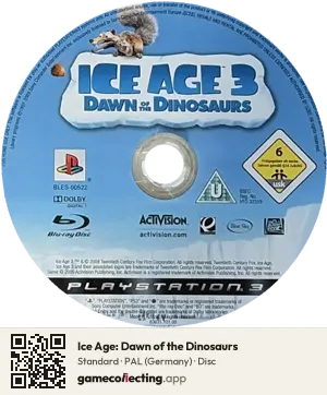 Ice Age: Dawn of the Dinosaurs PlayStation 3, PAL disc