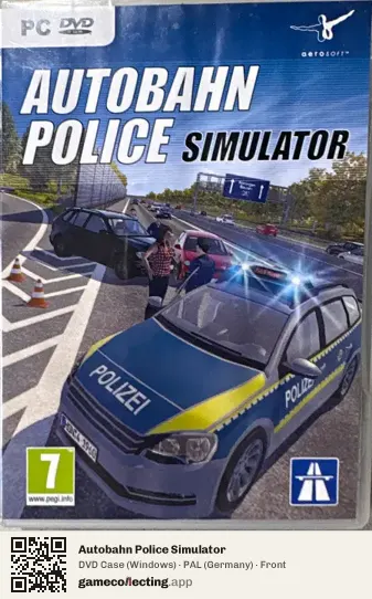 Autobahn Police Simulator Computer, Germany box front