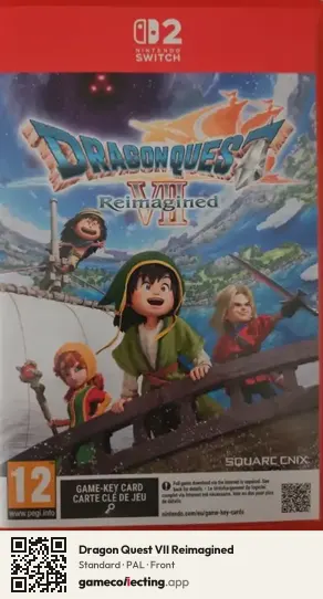 Dragon Quest VII Reimagined Nintendo Switch 2, PAL box front