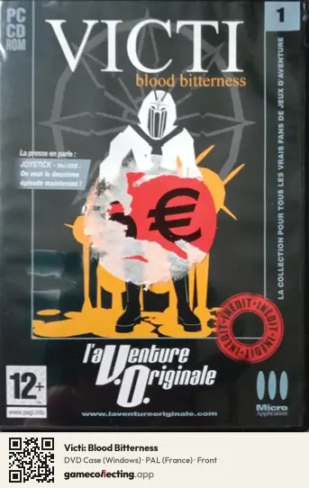 Victi: Blood Bitterness Computer, France box front