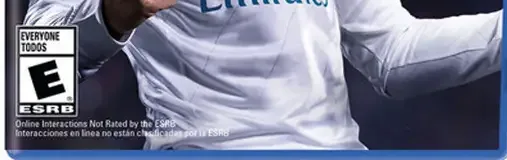 FIFA 18, the ESRB box on its front